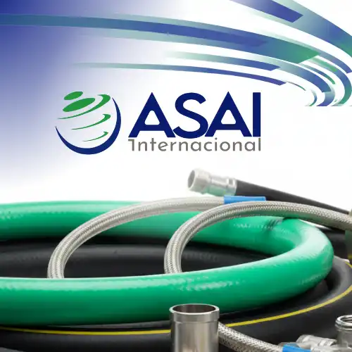 Materiales y refuerzos en mangueras industriales ASAI en México