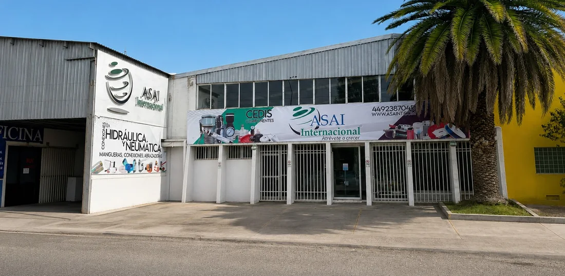 Fachada de las Oficinas Centrales y CEDIS Matriz de ASAI Internacional en Aguascalientes